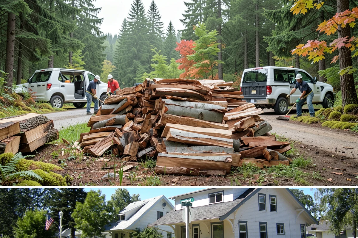 Kindling in DuPont, Pierce County, WA - Stock up in early fall before the rainy season makes dry starter material harder to keep on hand.