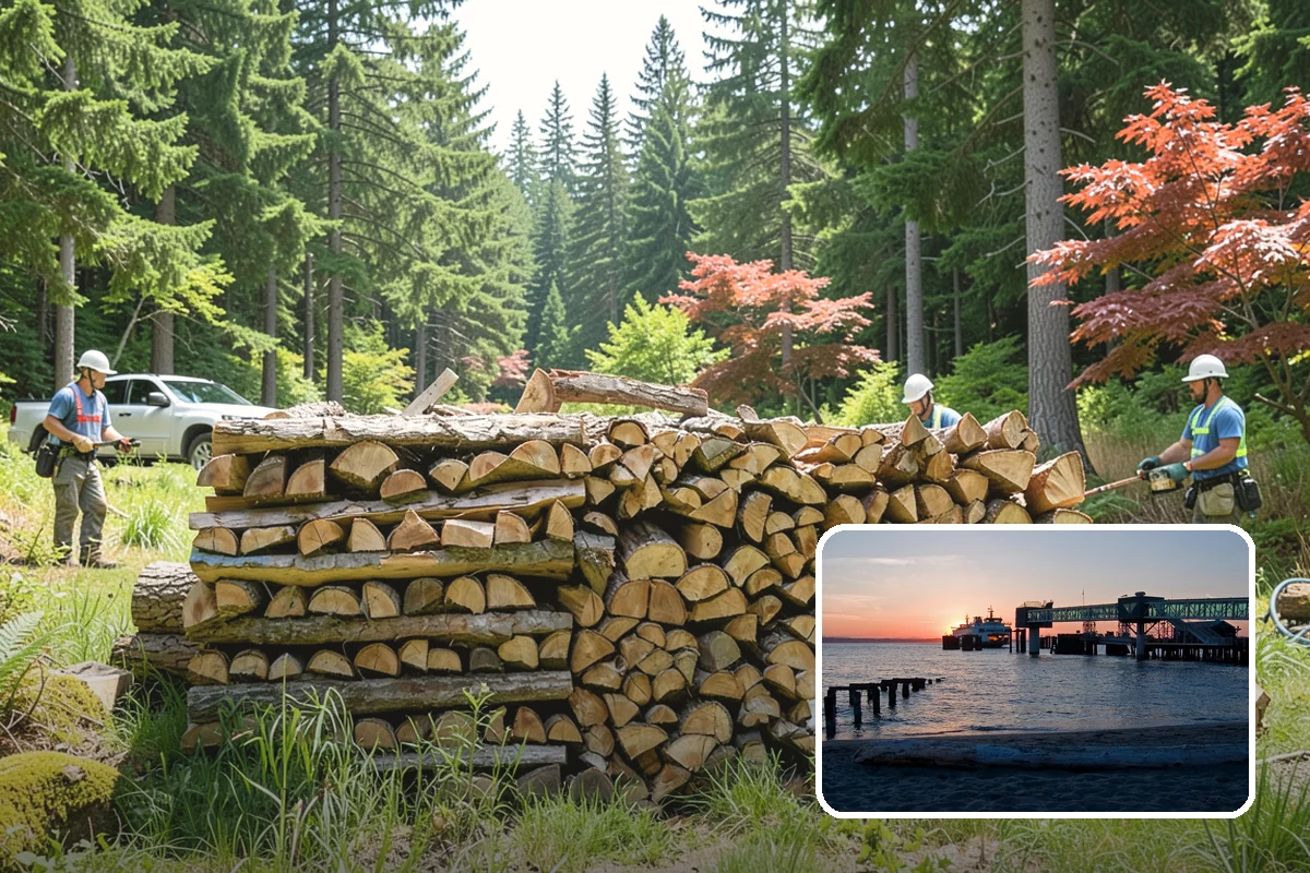 Kindling in Edmonds, Snohomish County, WA - Lights quickly in humid PNW conditions