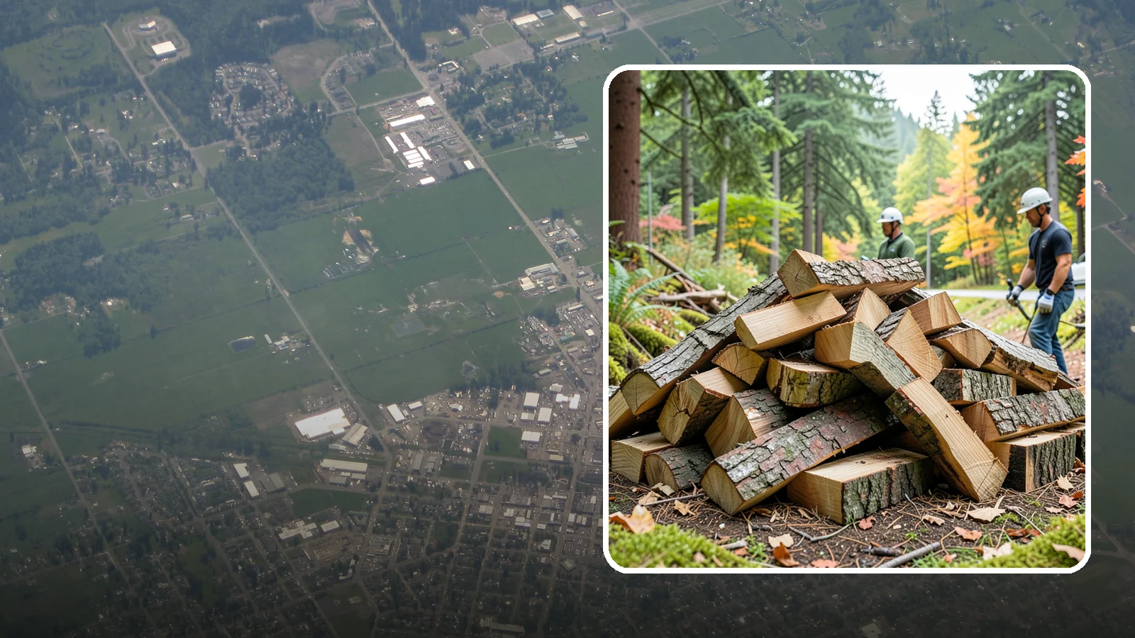 Kindling in Enumclaw, King County, WA - Dry, finely split kindling that helps you get a fire going fast in the damp Pacific Northwest climate.