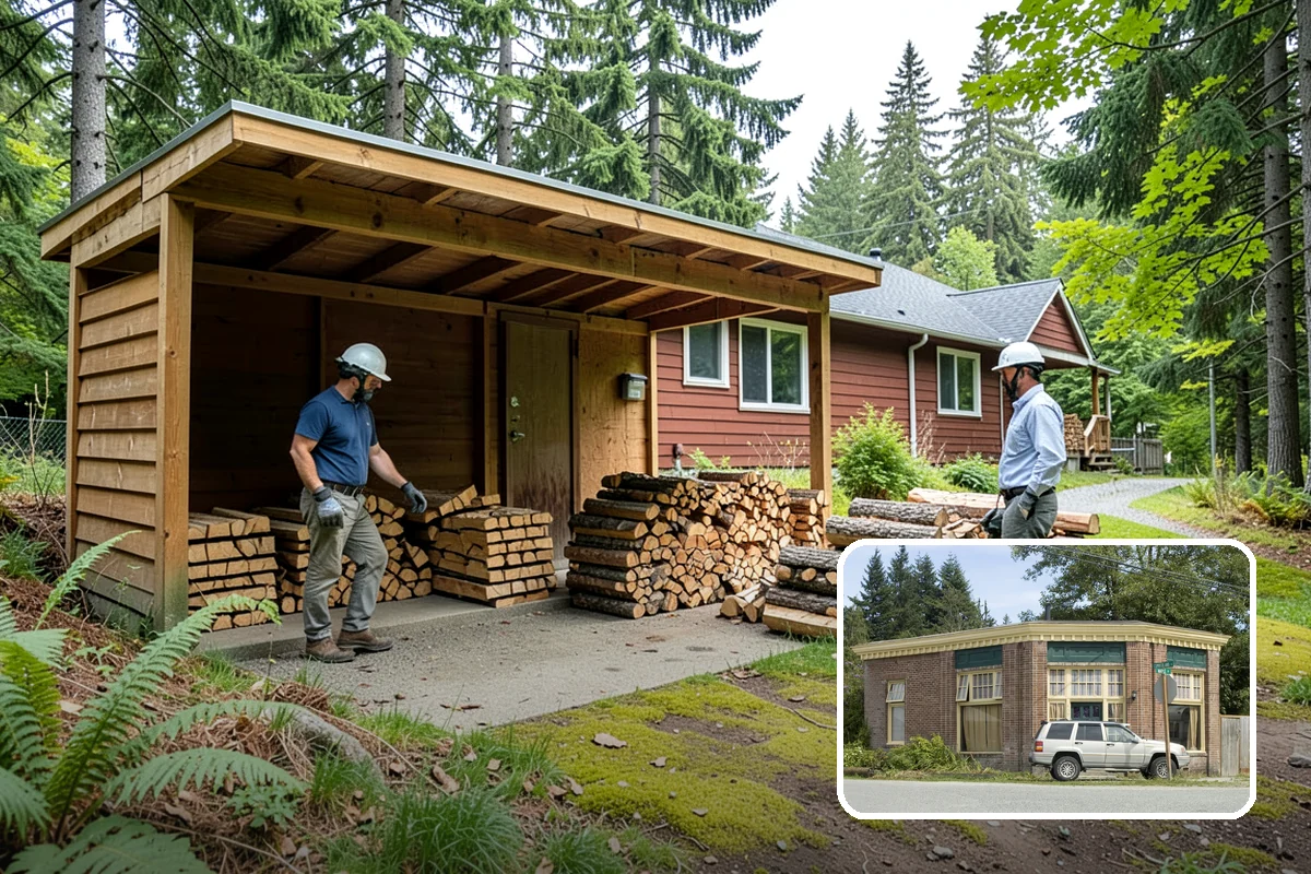 Kindling in Hamilton, Skagit County, WA - Lights quickly in humid PNW conditions
