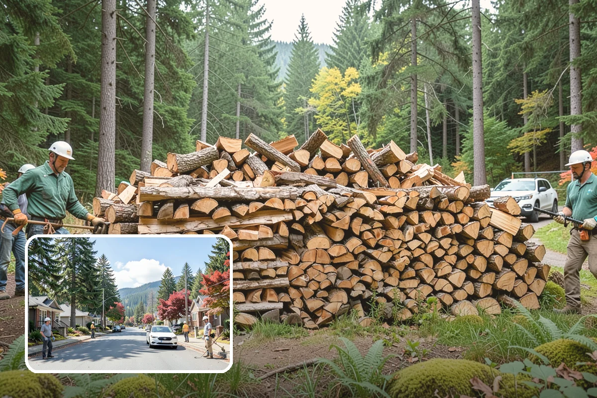 Kindling in Hunts Point, King County, WA - Lights quickly in humid PNW conditions