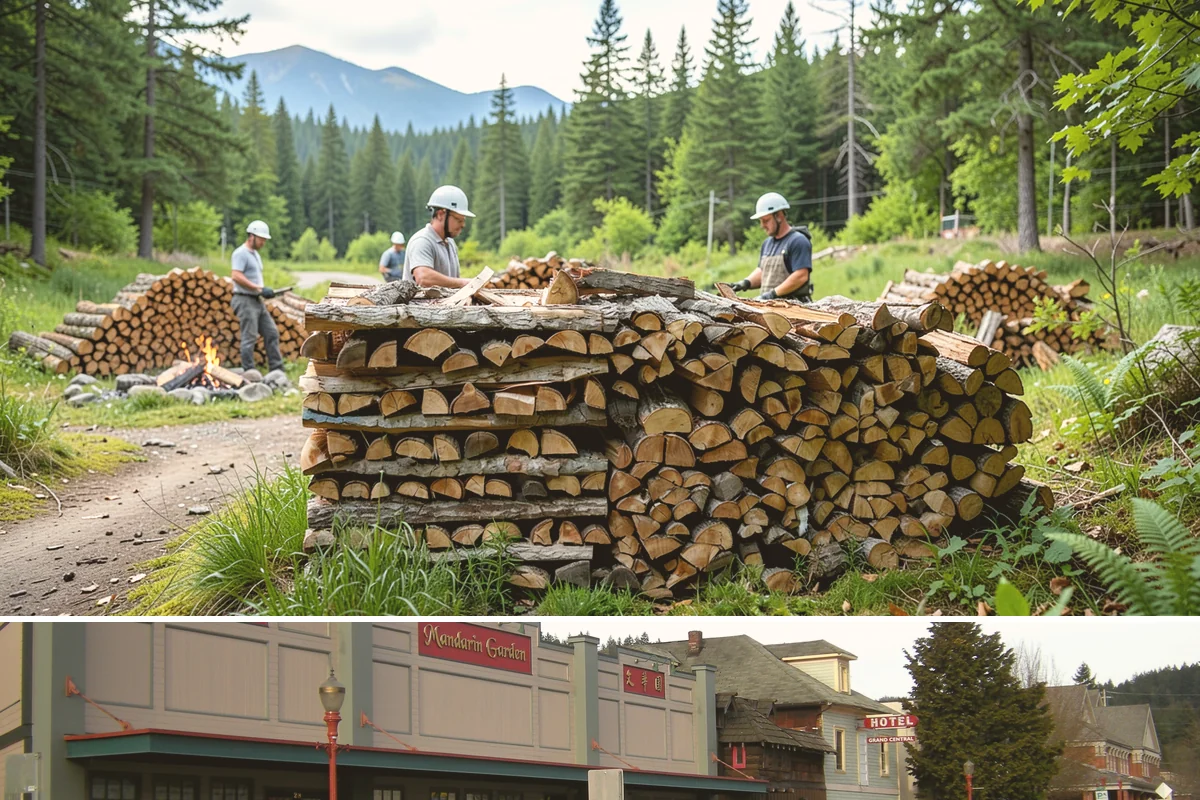 Kindling in Issaquah, King County, WA - Stock up in early fall before the rainy season makes dry starter material harder to keep on hand.