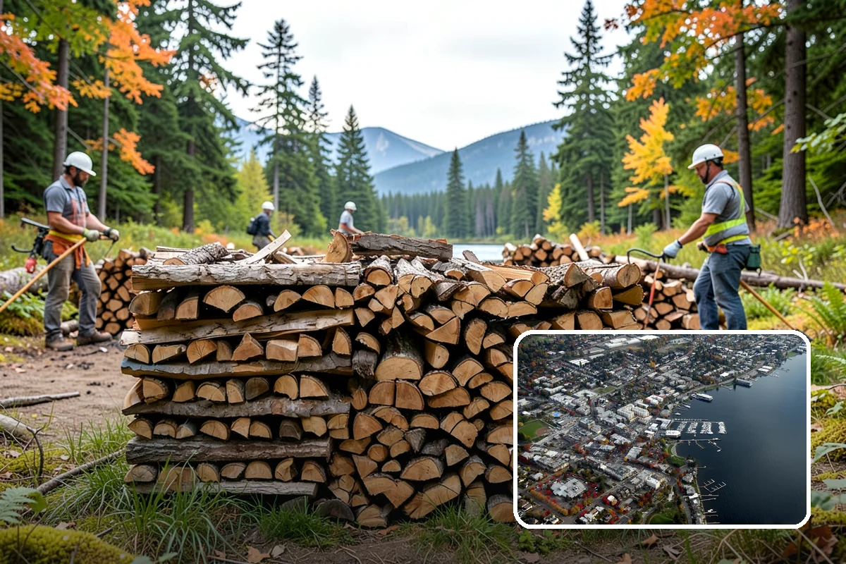 Kindling in Kirkland, King County, WA - Lights quickly in humid PNW conditions