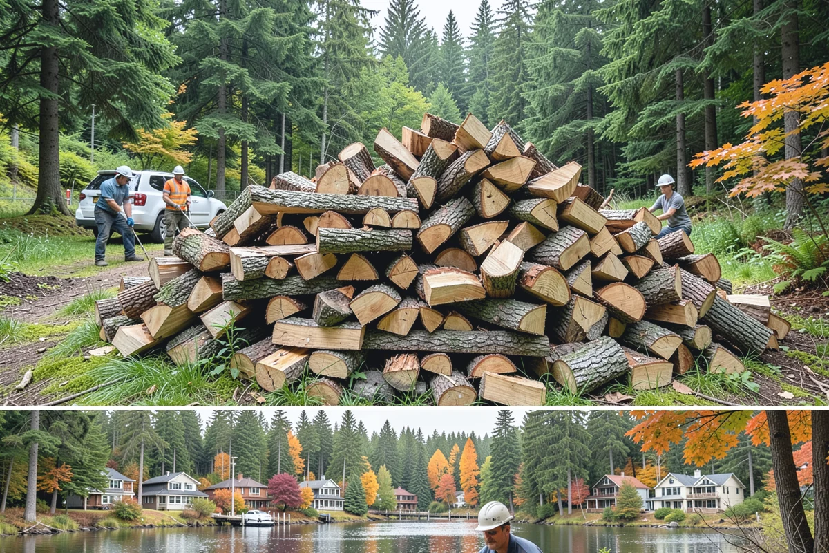 Kindling in La Conner, Skagit County, WA - Stock up in early fall before the rainy season makes dry starter material harder to keep on hand.