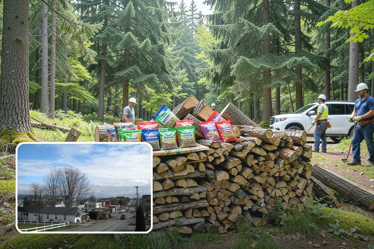Kindling in Langley, Island County, WA - Lights quickly in humid PNW conditions