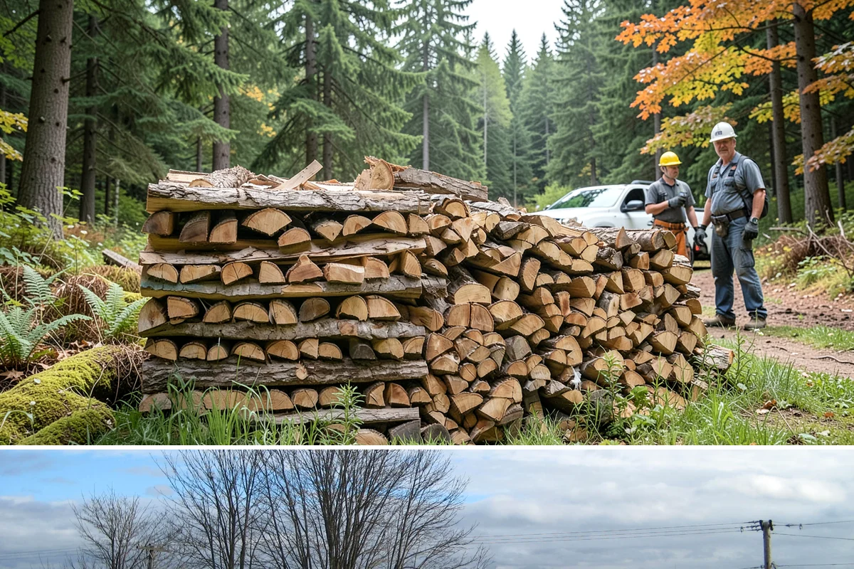 Kindling in Langley, Island County, WA - Stock up in early fall before the rainy season makes dry starter material harder to keep on hand.