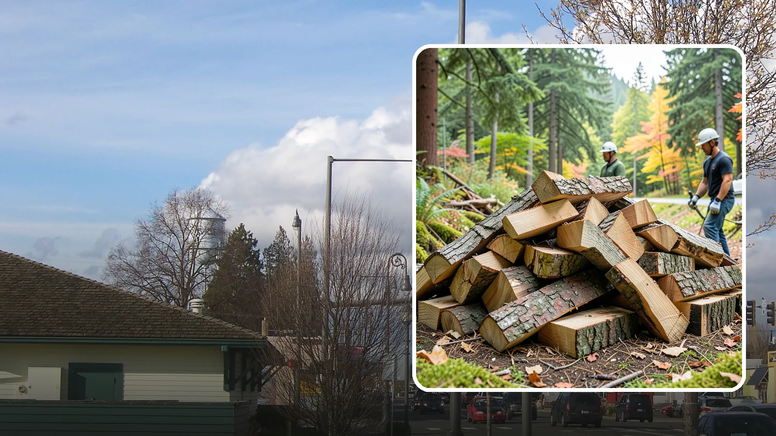Kindling in Marysville, Snohomish County, WA - Dry, finely split kindling that helps you get a fire going fast in the damp Pacific Northwest climate.