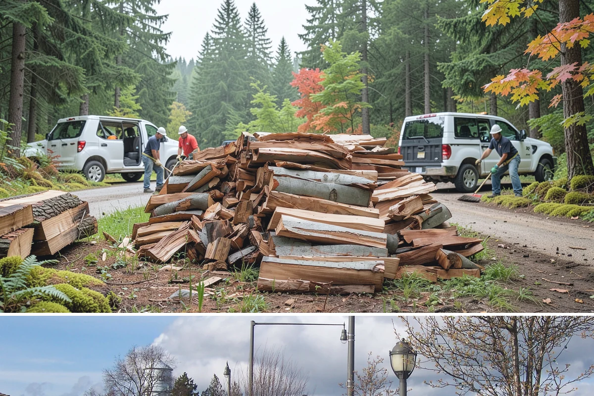 Kindling in Marysville, Snohomish County, WA - Stock up in early fall before the rainy season makes dry starter material harder to keep on hand.