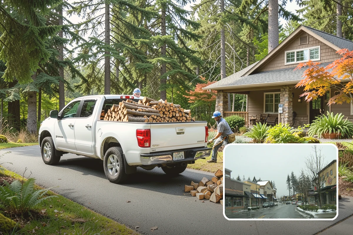 Kindling in Mill Creek, Snohomish County, WA - Lights quickly in humid PNW conditions