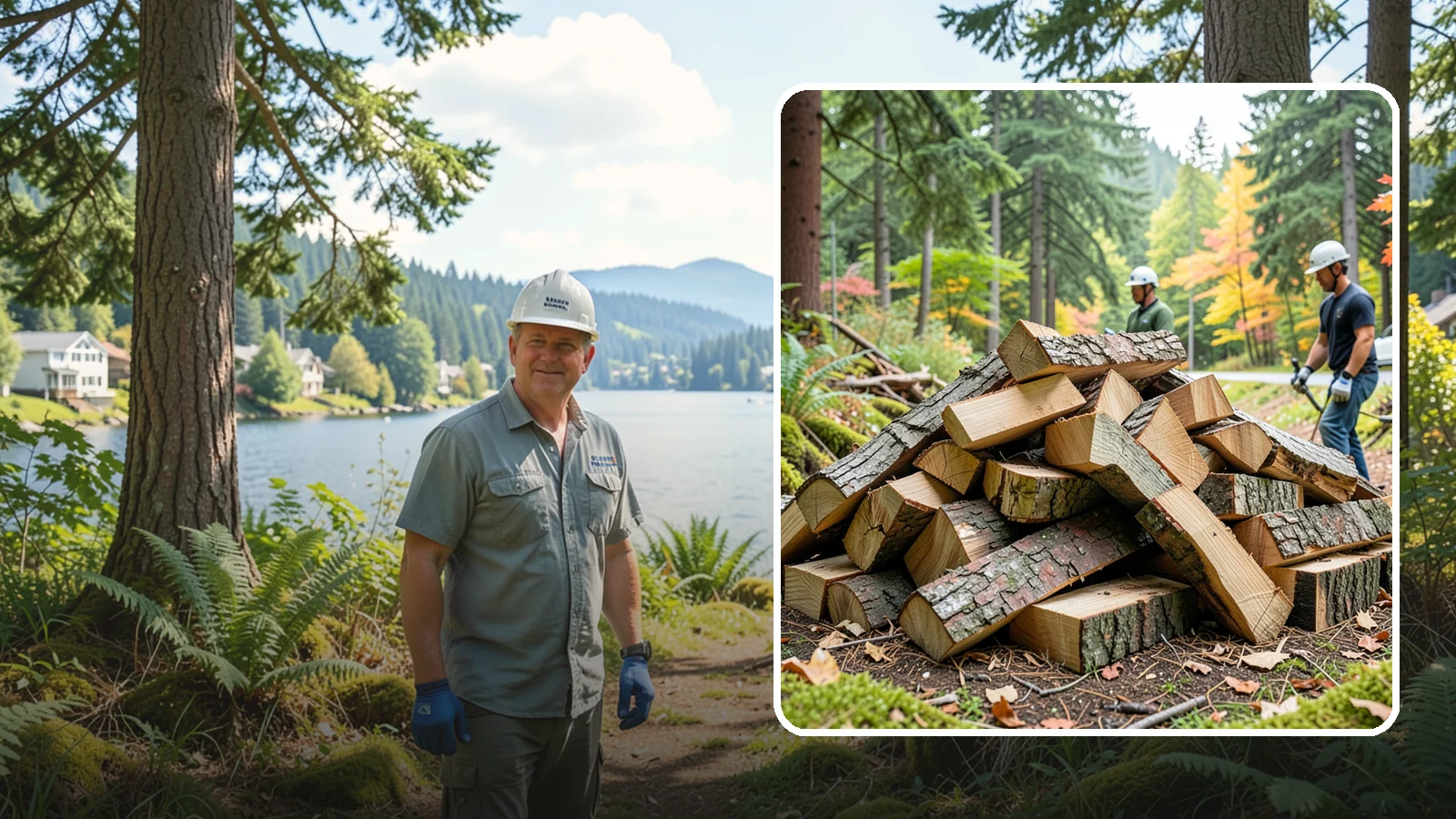 Kindling in Milton, King County, WA - Dry, finely split kindling that helps you get a fire going fast in the damp Pacific Northwest climate.