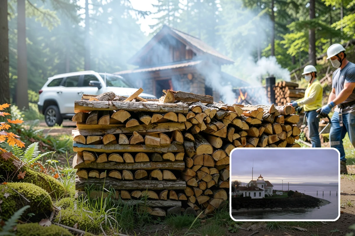 Kindling in Mukilteo, Snohomish County, WA - Lights quickly in humid PNW conditions