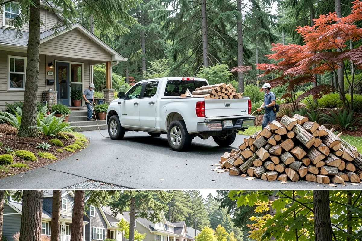 Kindling in Normandy Park, King County, WA - Stock up in early fall before the rainy season makes dry starter material harder to keep on hand.