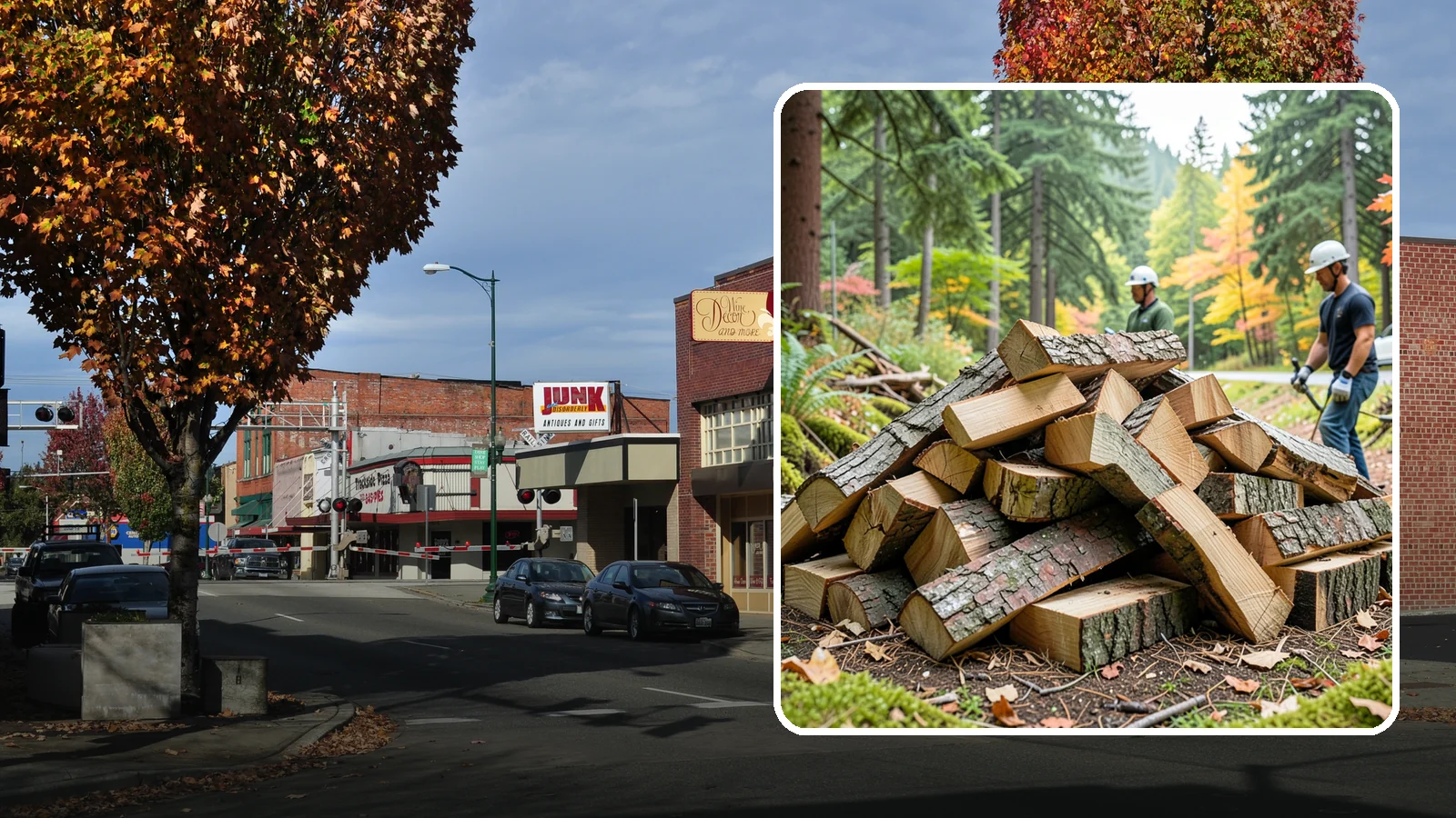 Kindling in Puyallup, Pierce County, WA - Dry, finely split kindling that helps you get a fire going fast in the damp Pacific Northwest climate.