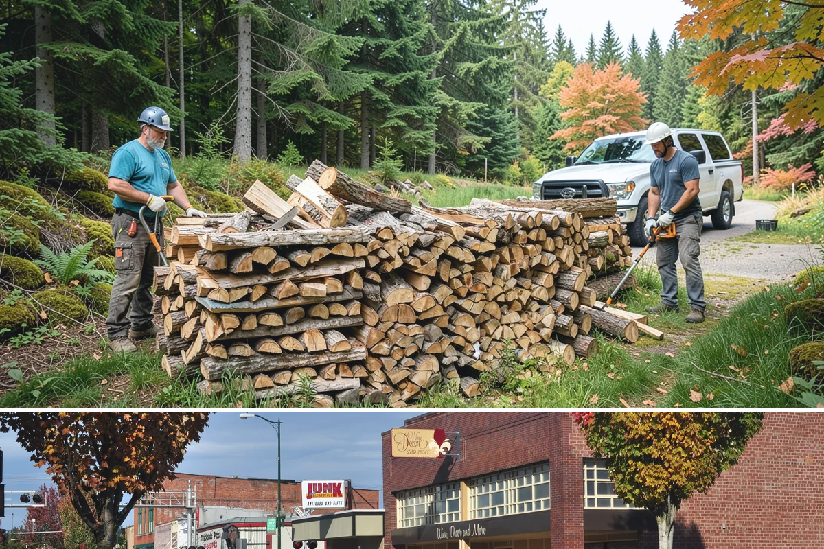 Kindling in Puyallup, Pierce County, WA - Stock up in early fall before the rainy season makes dry starter material harder to keep on hand.