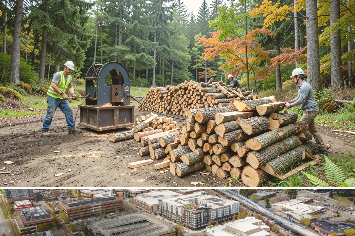 Kindling in Redmond, King County, WA - Stock up in early fall before the rainy season makes dry starter material harder to keep on hand.