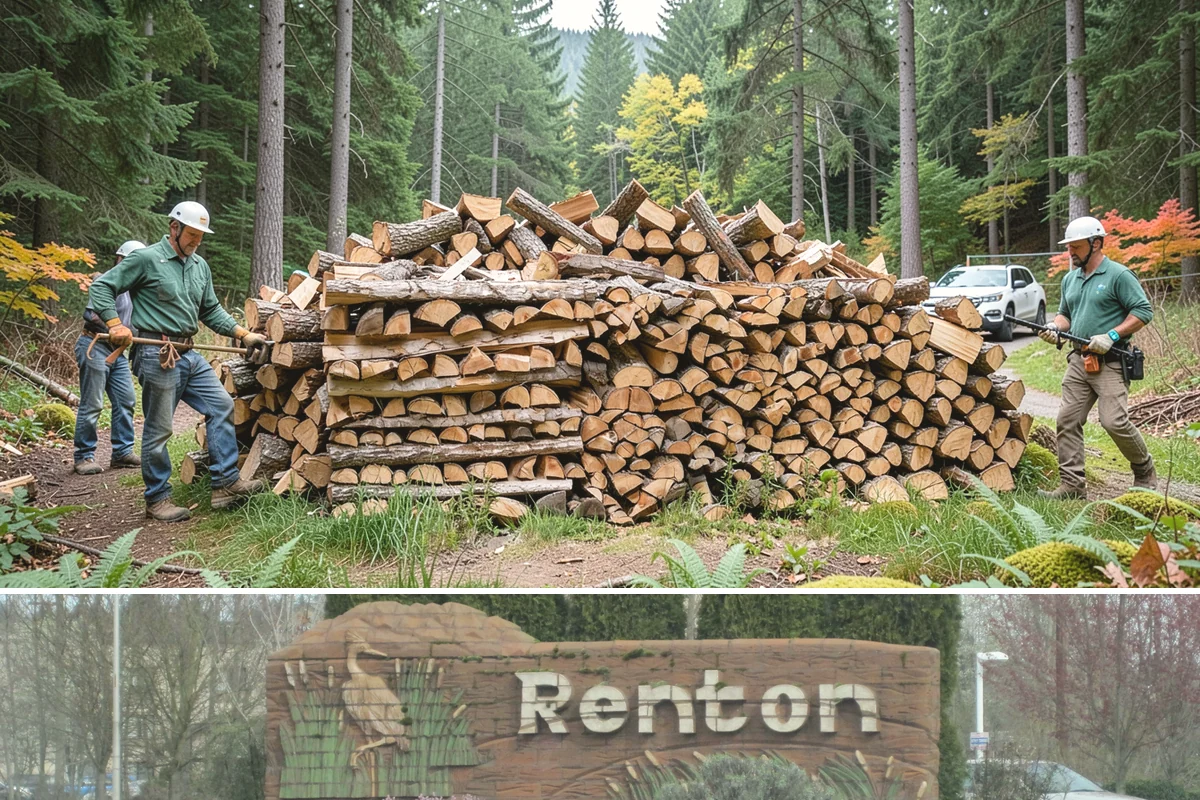 Kindling in Renton, King County, WA - Stock up in early fall before the rainy season makes dry starter material harder to keep on hand.