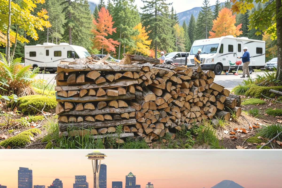Kindling in Seattle, King County, WA - Stock up in early fall before the rainy season makes dry starter material harder to keep on hand.