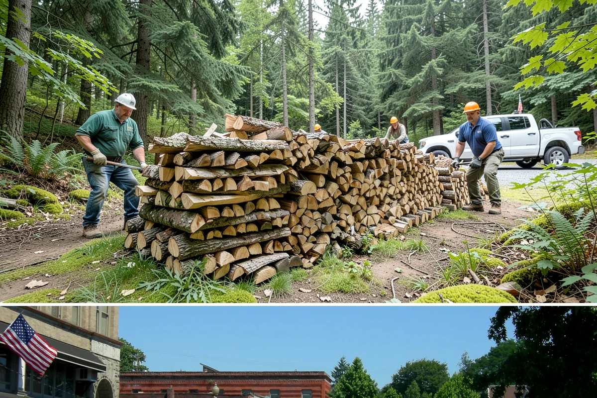 Kindling in Snohomish, Snohomish County, WA - Stock up in early fall before the rainy season makes dry starter material harder to keep on hand.