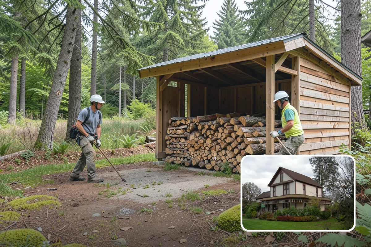 Kindling in Sumner, Pierce County, WA - Lights quickly in humid PNW conditions