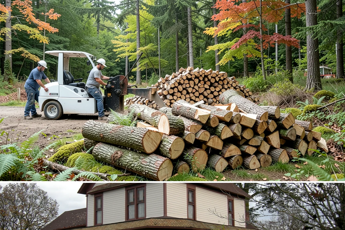 Kindling in Sumner, Pierce County, WA - Stock up in early fall before the rainy season makes dry starter material harder to keep on hand.