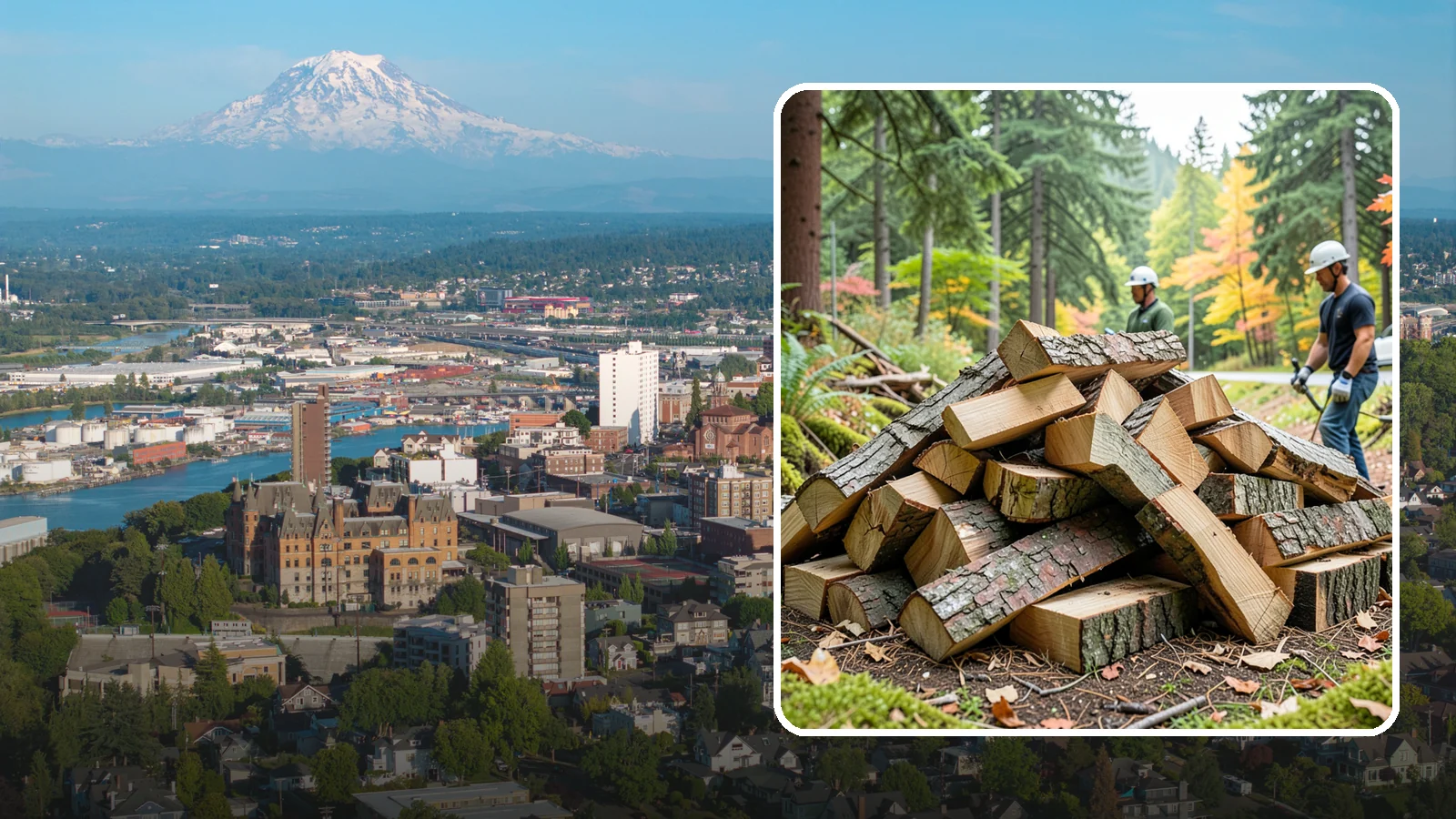 Kindling in Tacoma, Pierce County, WA - Dry, finely split kindling that helps you get a fire going fast in the damp Pacific Northwest climate.