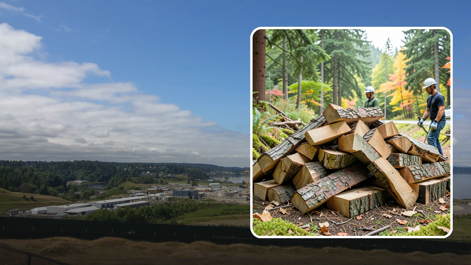 Kindling in University Place, Pierce County, WA - Dry, finely split kindling that helps you get a fire going fast in the damp Pacific Northwest climate.