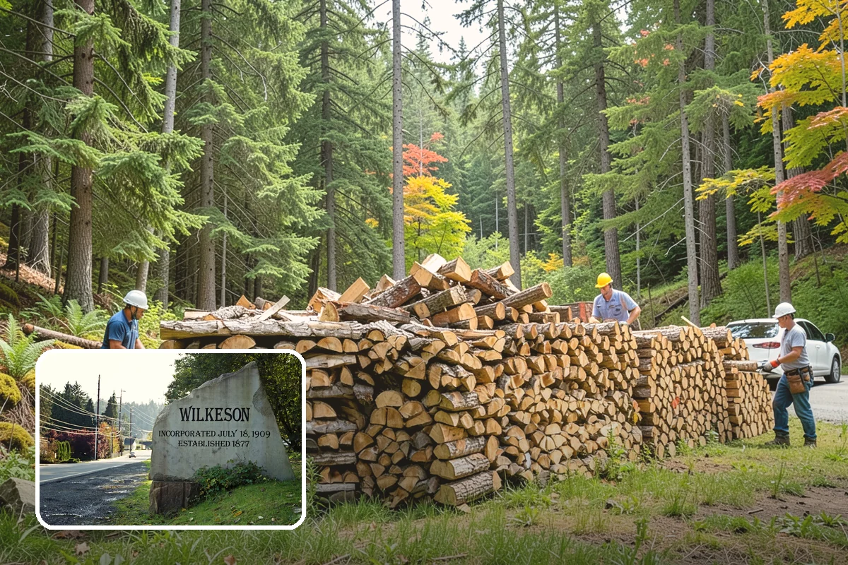 Kindling in Wilkeson, Pierce County, WA - Lights quickly in humid PNW conditions