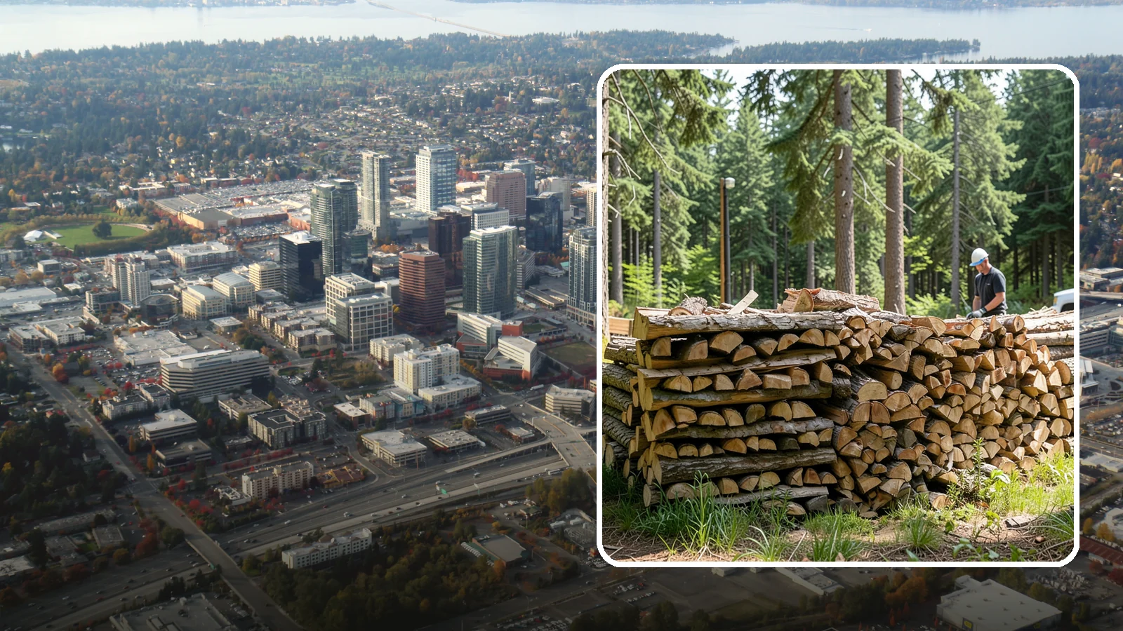 Large Commercial Orders in Bellevue, King County, WA - We fulfill large commercial firewood orders with the volume, consistency, and scheduling that businesses across the Pacific...