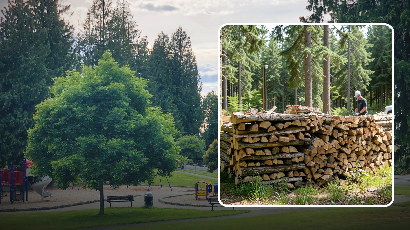 Large Commercial Orders in Bonney Lake, Pierce County, WA - We fulfill large commercial firewood orders with the volume, consistency, and scheduling that businesses across the Pacific...