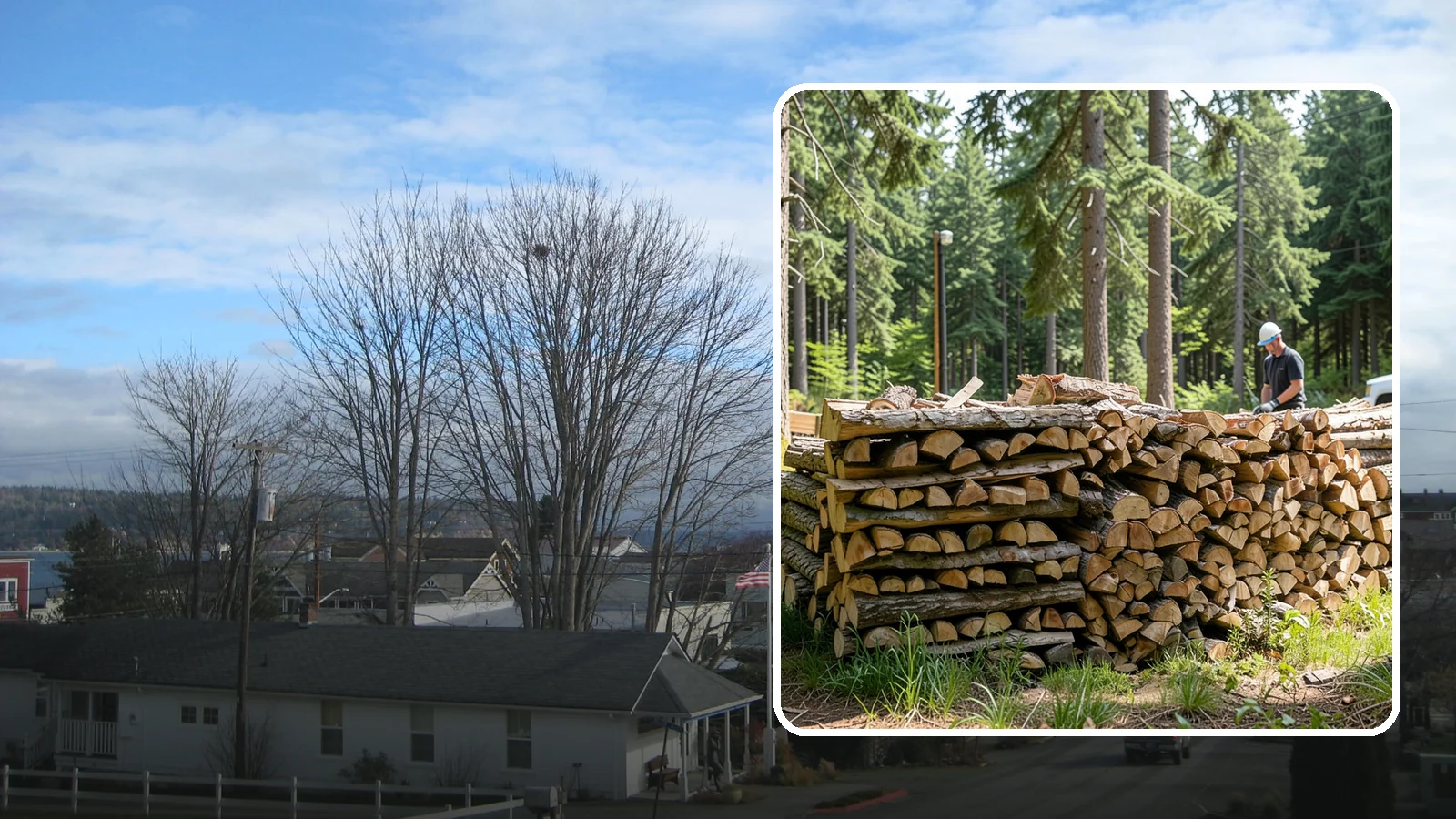 Large Commercial Orders in Langley, Island County, WA - We fulfill large commercial firewood orders with the volume, consistency, and scheduling that businesses across the Pacific...
