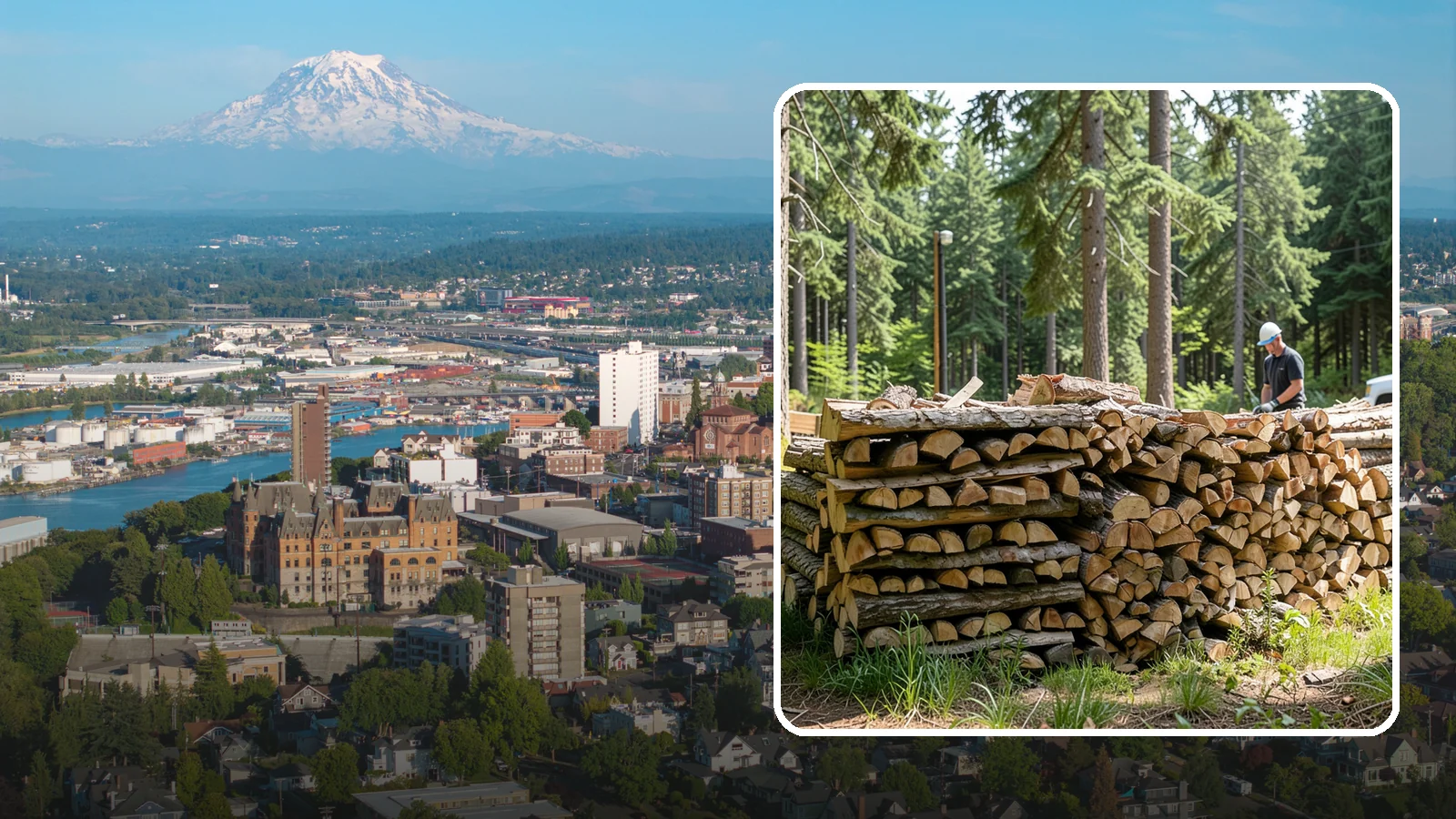 Large Commercial Orders in Tacoma, Pierce County, WA - We fulfill large commercial firewood orders with the volume, consistency, and scheduling that businesses across the Pacific...