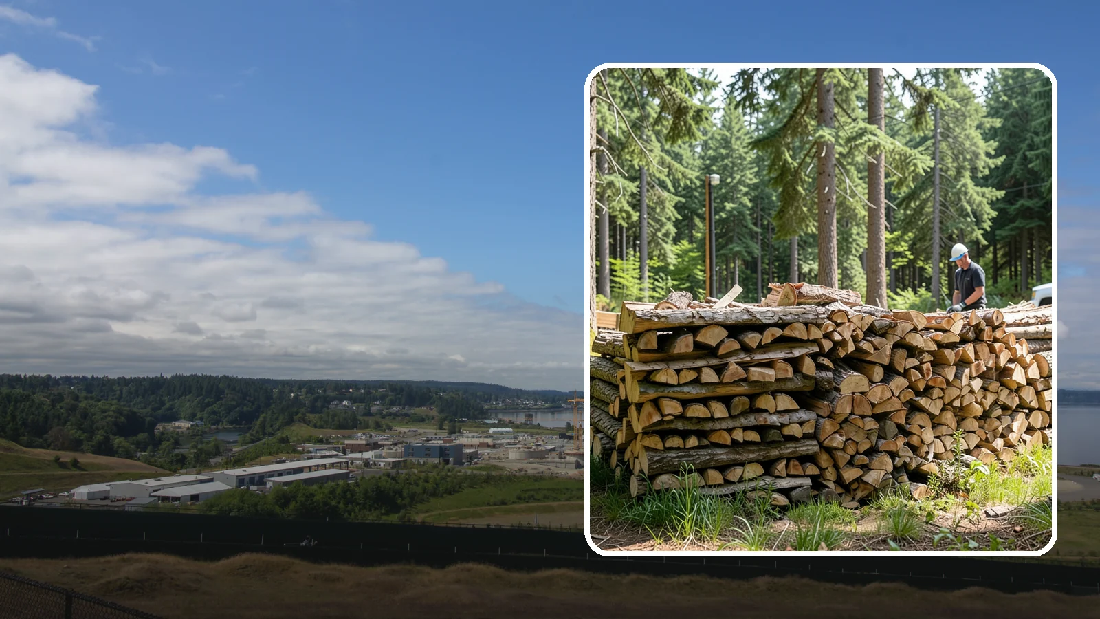 Large Commercial Orders in University Place, Pierce County, WA - We fulfill large commercial firewood orders with the volume, consistency, and scheduling that businesses across the Pacific...