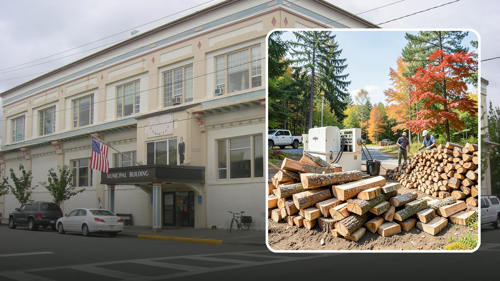 Large Split Firewood in Anacortes, Skagit County, WA - Firewood split into larger pieces that burn slowly for extended, low-maintenance heat.