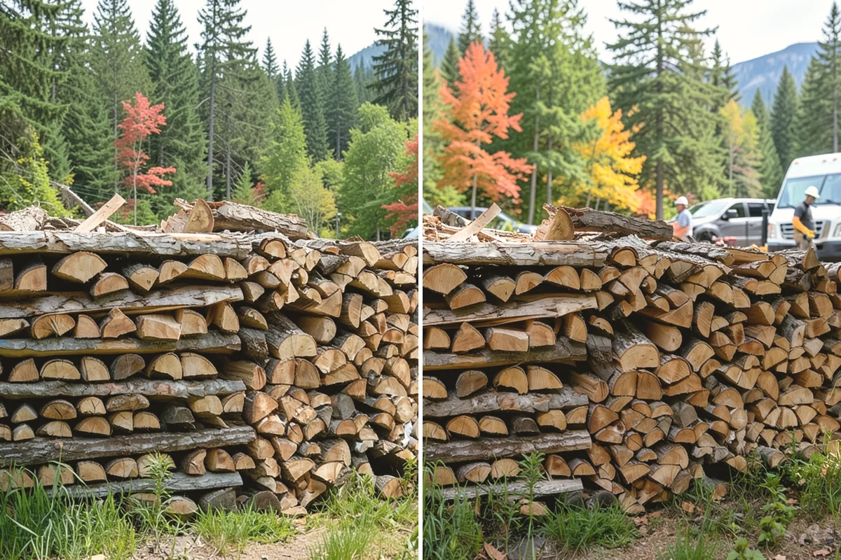 Large Split Firewood in Anacortes, Skagit County, WA - Confirm your appliance size and volume