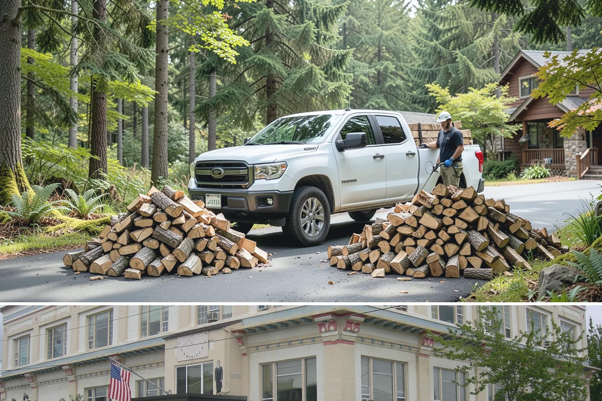 Large Split Firewood in Anacortes, Skagit County, WA - Order large splits by early fall so they finish seasoning before heavy winter use.