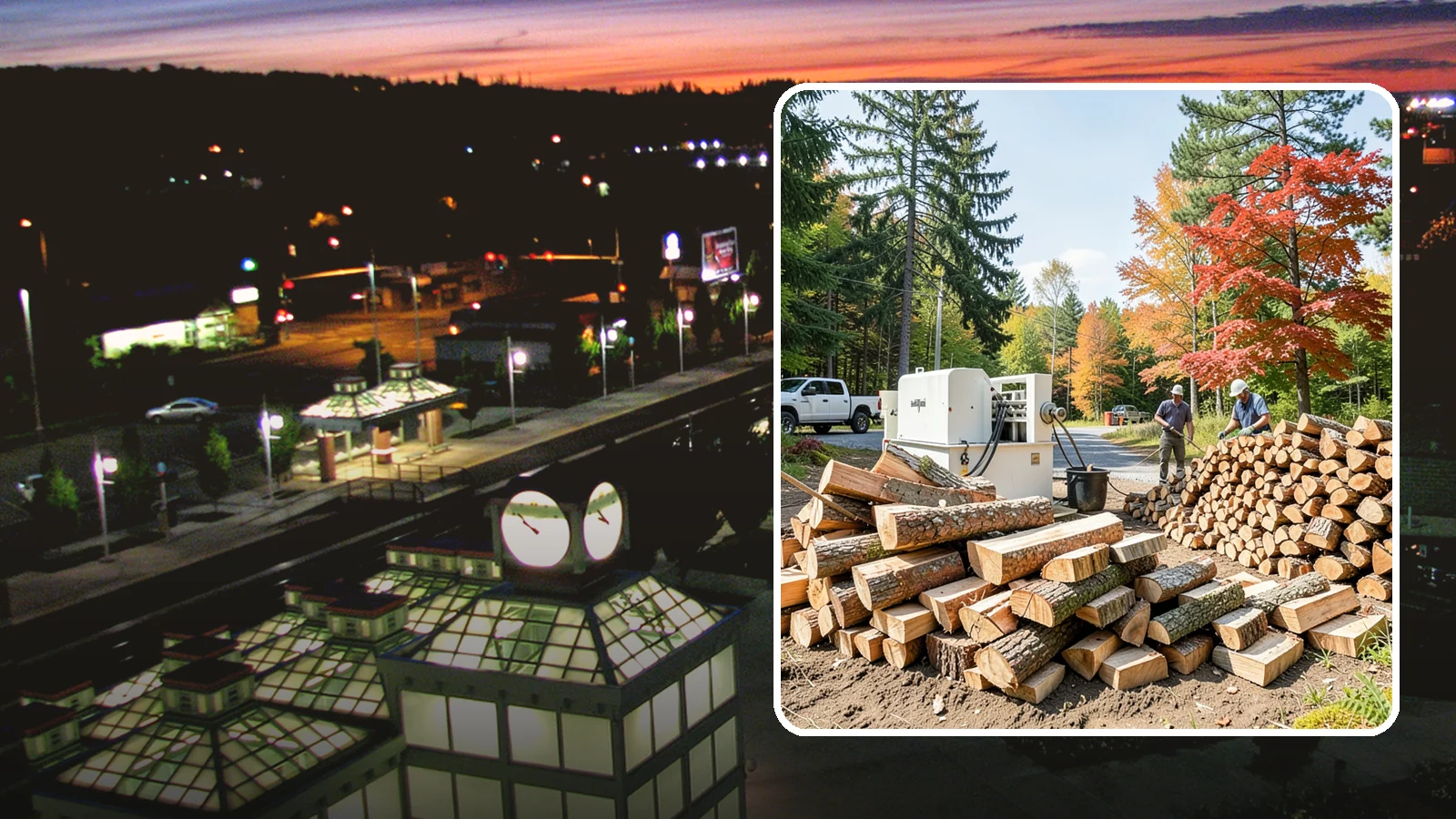 Large Split Firewood in Auburn, King County, WA - Firewood split into larger pieces that burn slowly for extended, low-maintenance heat.