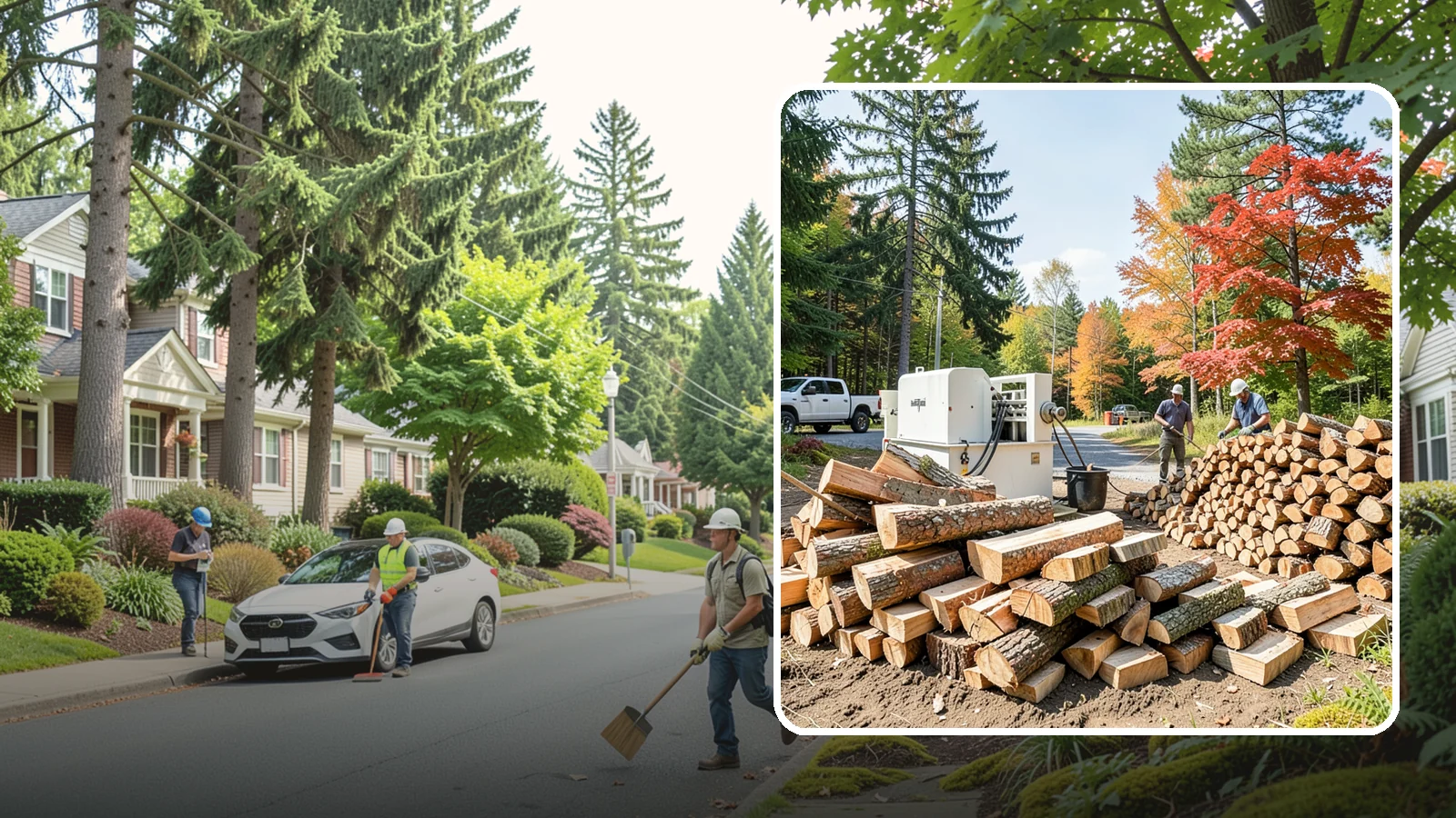 Large Split Firewood in Beaux Arts Village, King County, WA - Firewood split into larger pieces that burn slowly for extended, low-maintenance heat.
