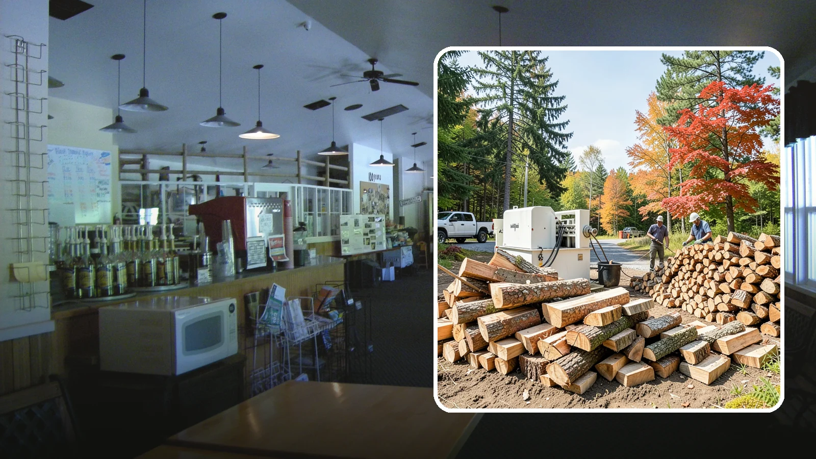 Large Split Firewood in Black Diamond, King County, WA - Firewood split into larger pieces that burn slowly for extended, low-maintenance heat.