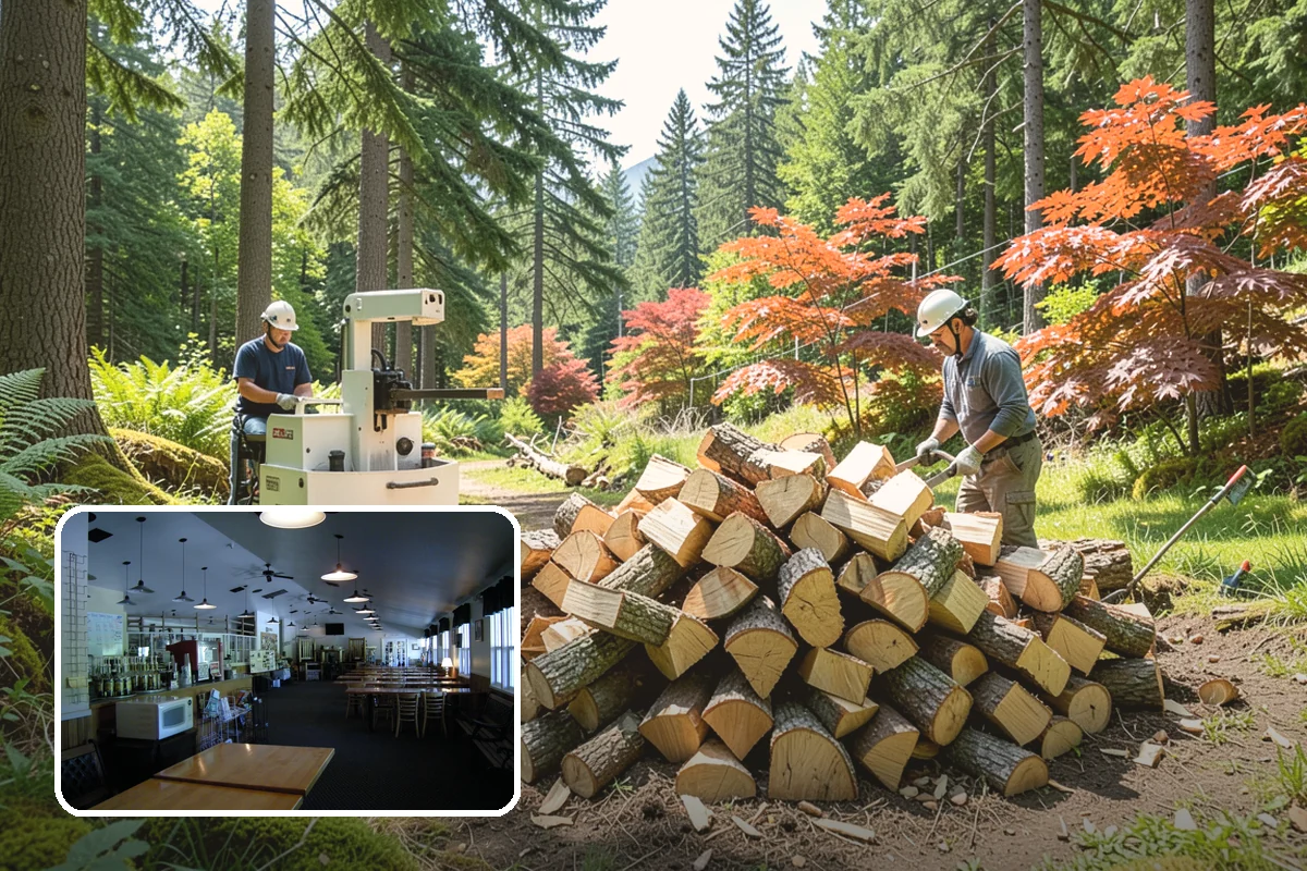 Large Split Firewood in Black Diamond, King County, WA - Generous width burns slowly