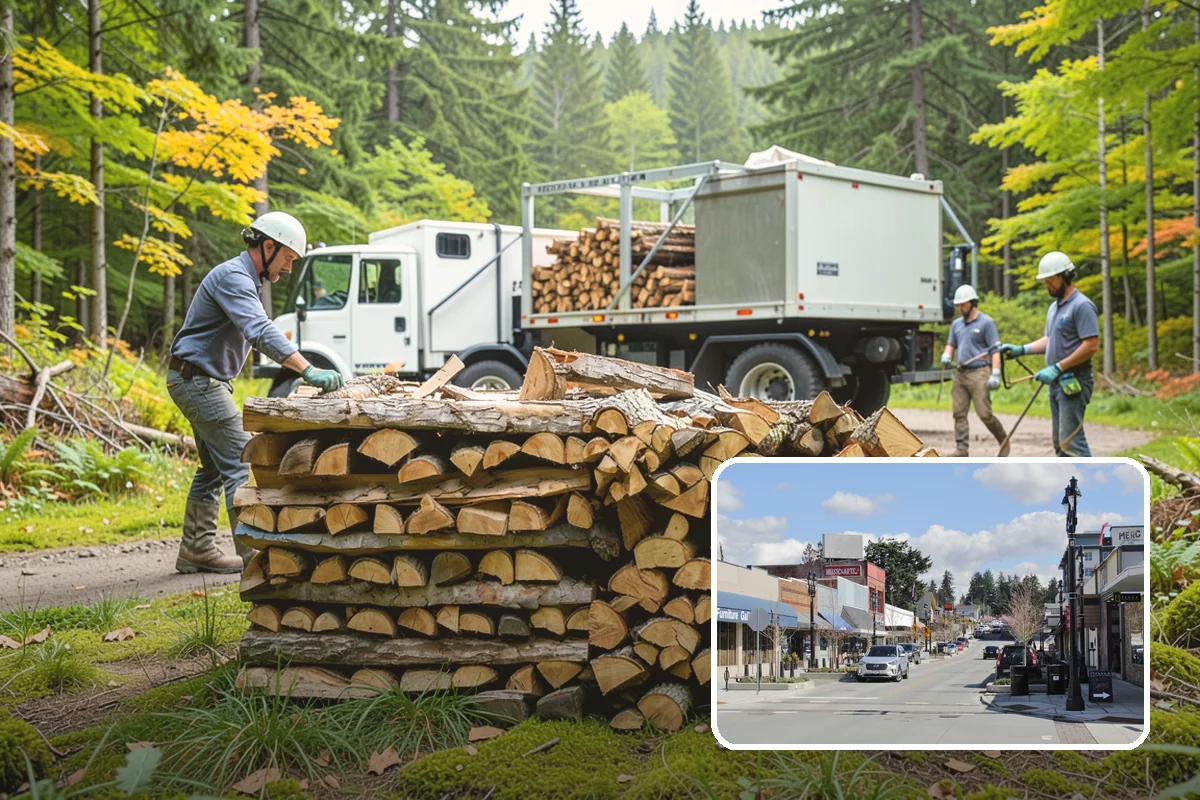Large Split Firewood in Bothell, King County, WA - Generous width burns slowly