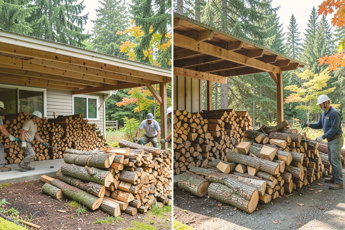 Large Split Firewood in Bothell, King County, WA - Confirm your appliance size and volume