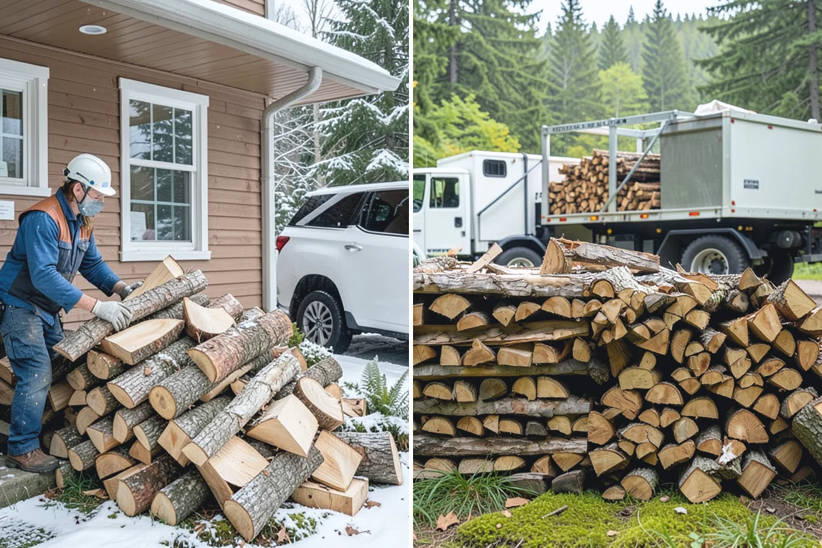 Large Split Firewood in Buckley, Pierce County, WA - Confirm your appliance size and volume