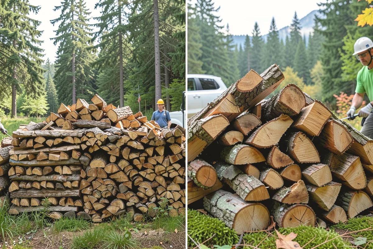 Large Split Firewood in Burien, King County, WA - Confirm your appliance size and volume