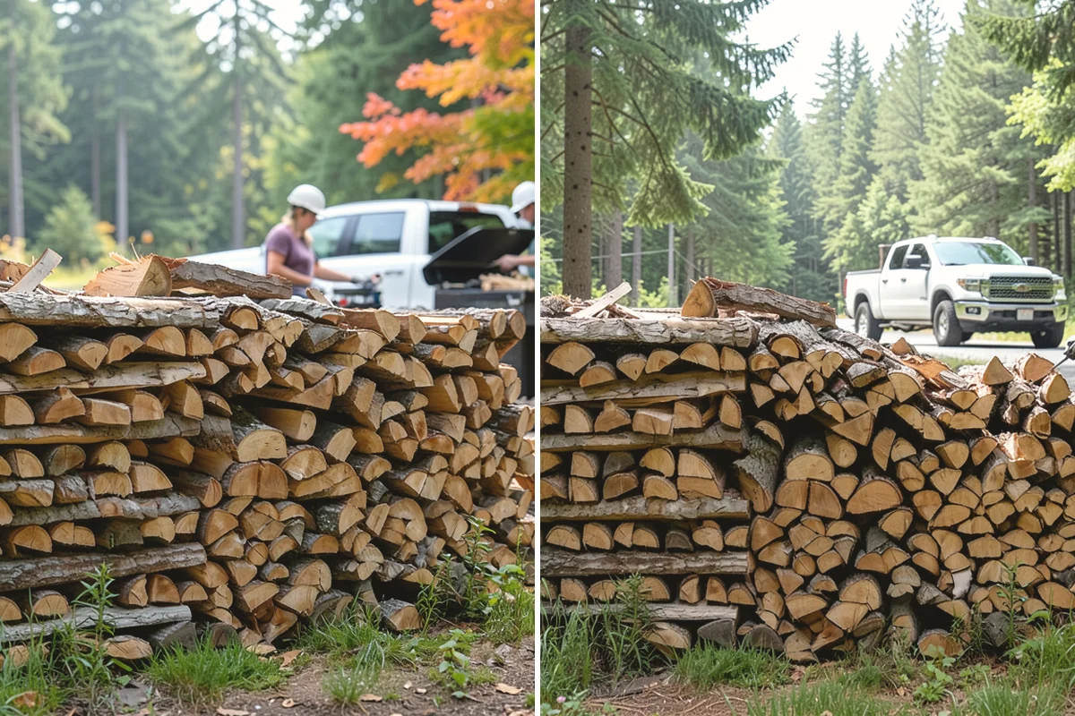 Large Split Firewood in Burlington, Skagit County, WA - Confirm your appliance size and volume