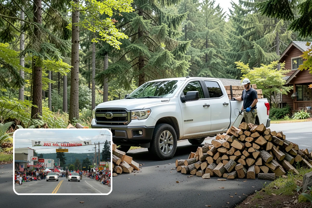 Large Split Firewood in Carnation, King County, WA - Generous width burns slowly