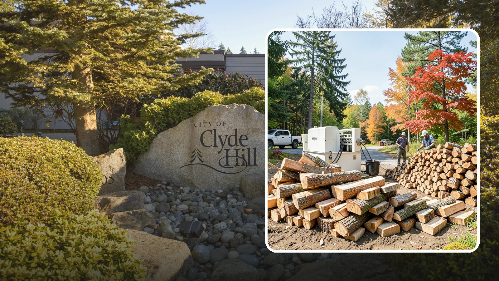 Large Split Firewood in Clyde Hill, King County, WA - Firewood split into larger pieces that burn slowly for extended, low-maintenance heat.