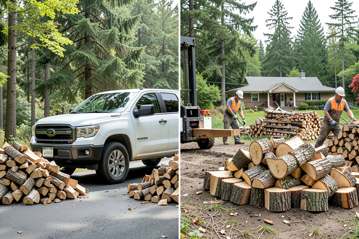 Large Split Firewood in Concrete, Skagit County, WA - Confirm your appliance size and volume