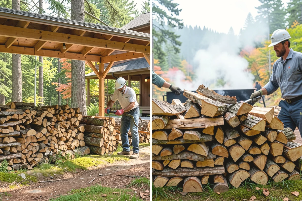 Large Split Firewood in Covington, King County, WA - Confirm your appliance size and volume