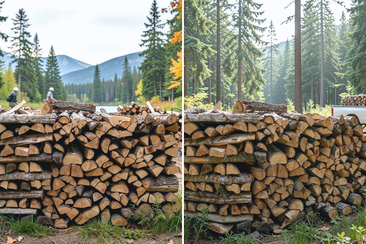 Large Split Firewood in Darrington, Snohomish County, WA - Confirm your appliance size and volume