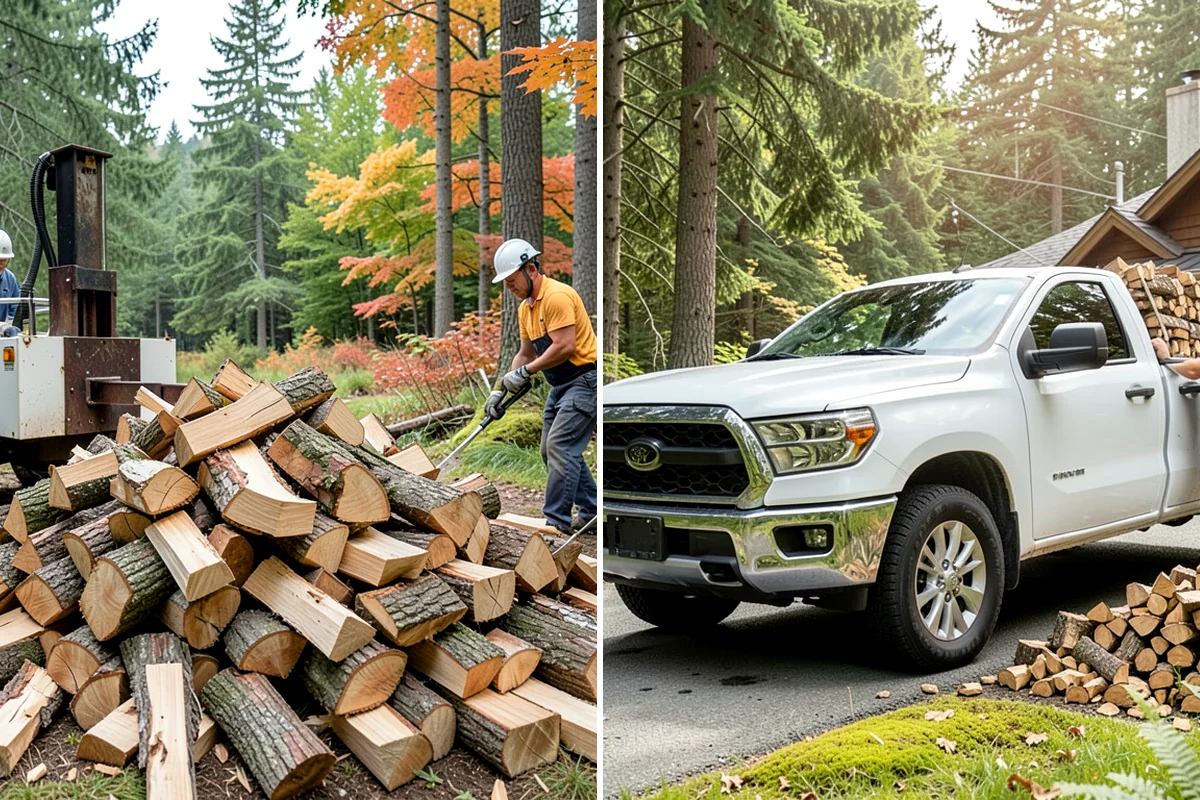 Large Split Firewood in DuPont, Pierce County, WA - Confirm your appliance size and volume